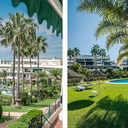 Apartment Sensational And Exotic 3-bedroom Retreat In Nueva Andalucia With A Palm Garden